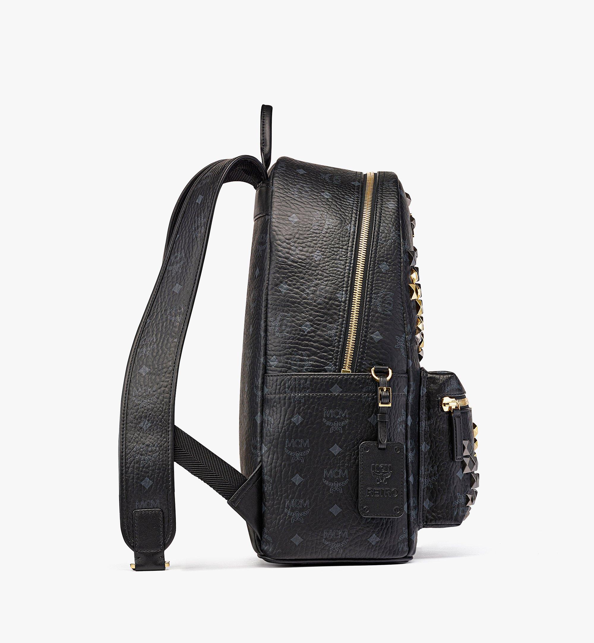 RETRO M STUDS STARK BACKPACK IN VISETOS
