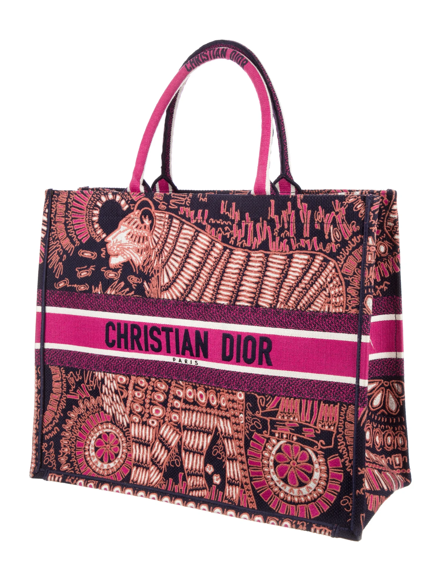 CHRISTIAN DIOR Large Animals Book Tote