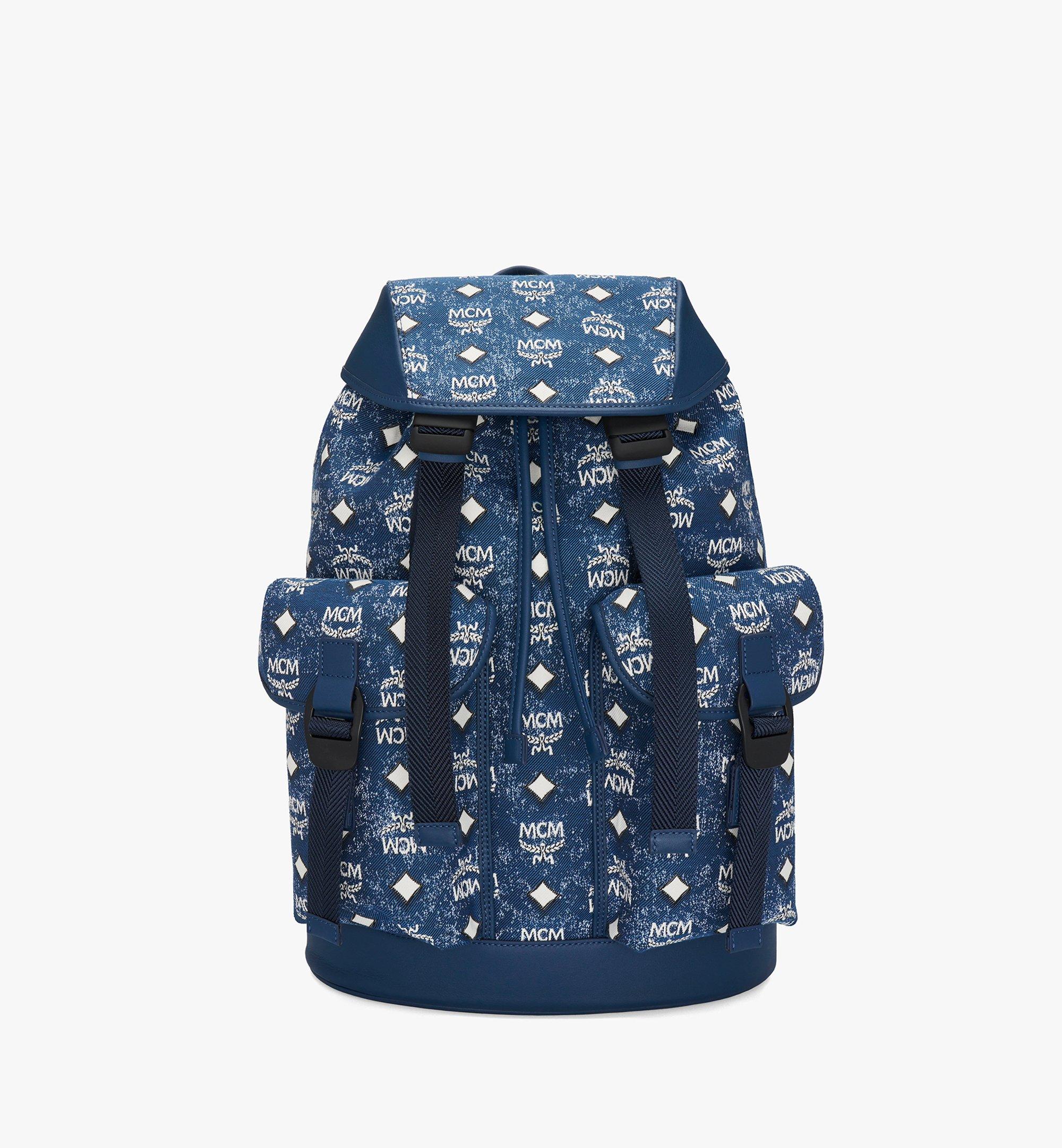 BRANDENBURG BACKPACK IN VINTAGE DENIM JACQUARD