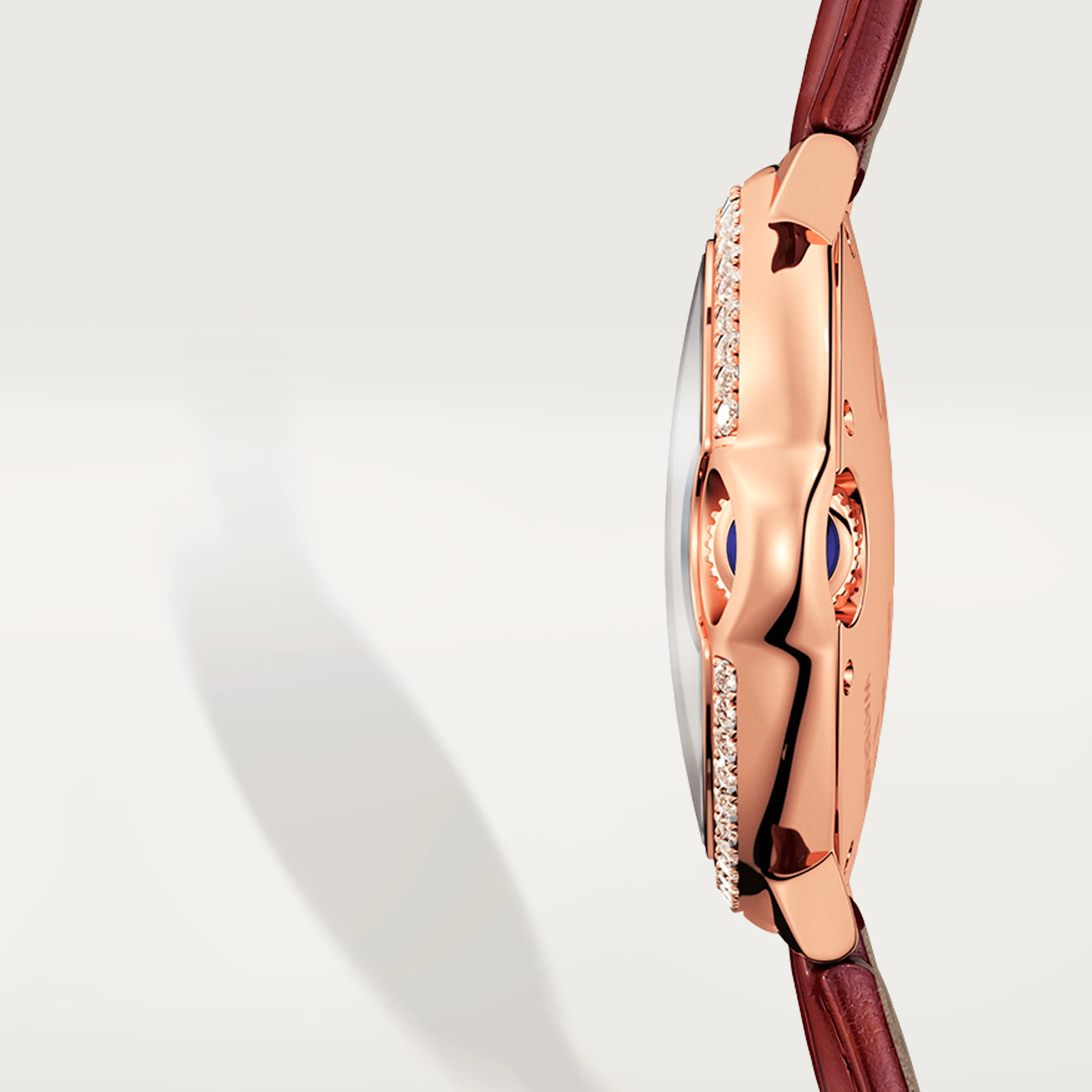 CARTIER Ballon Bleu 40mm Rose Gold & Diamond Unisex Watch, WJBB0056