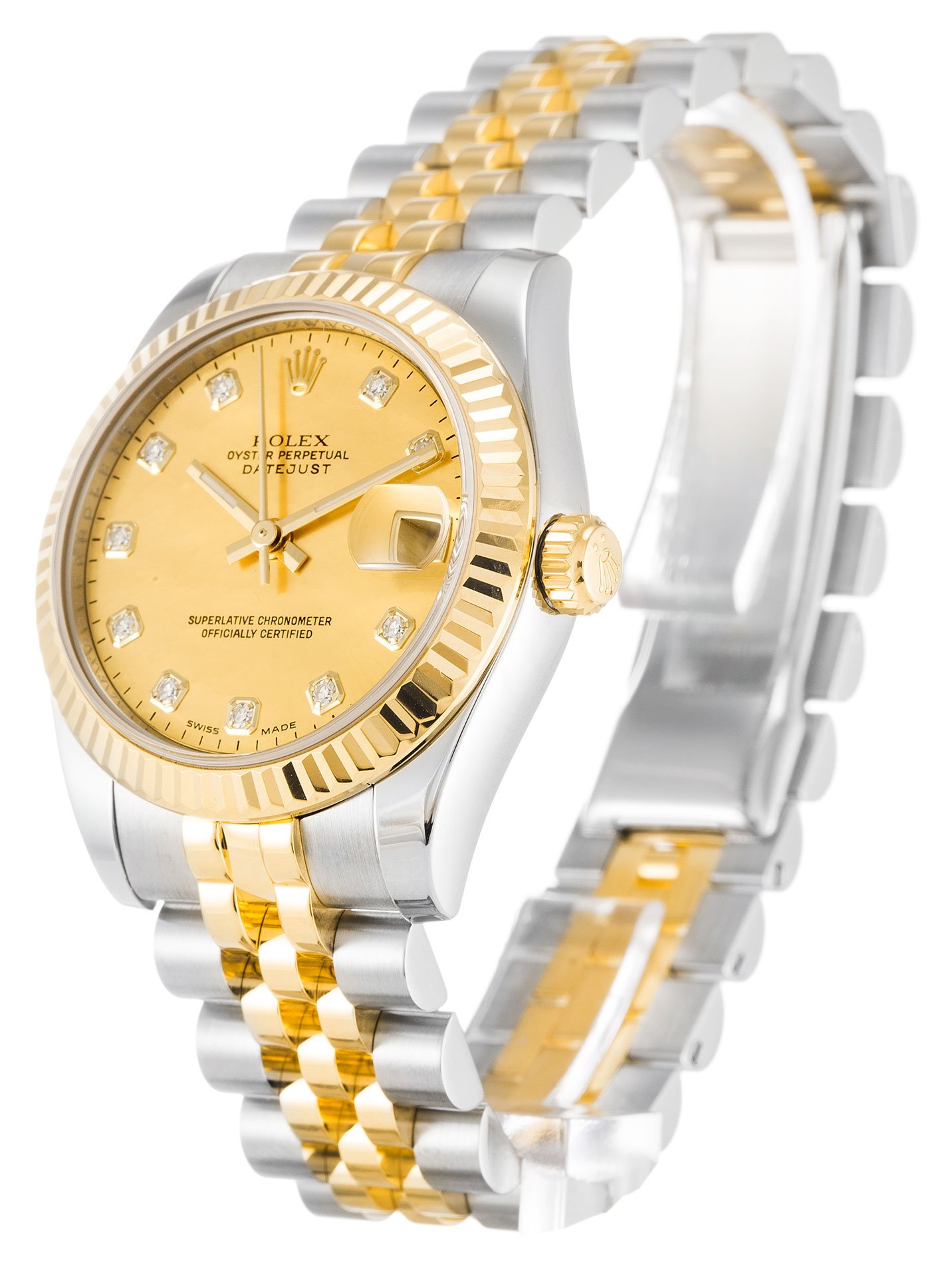 ROLEX Datejust Lady Champagne Diamond Dial 178273