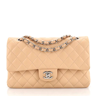 Chanel Classic Double Flap Bag Quilted Lambskin Medium