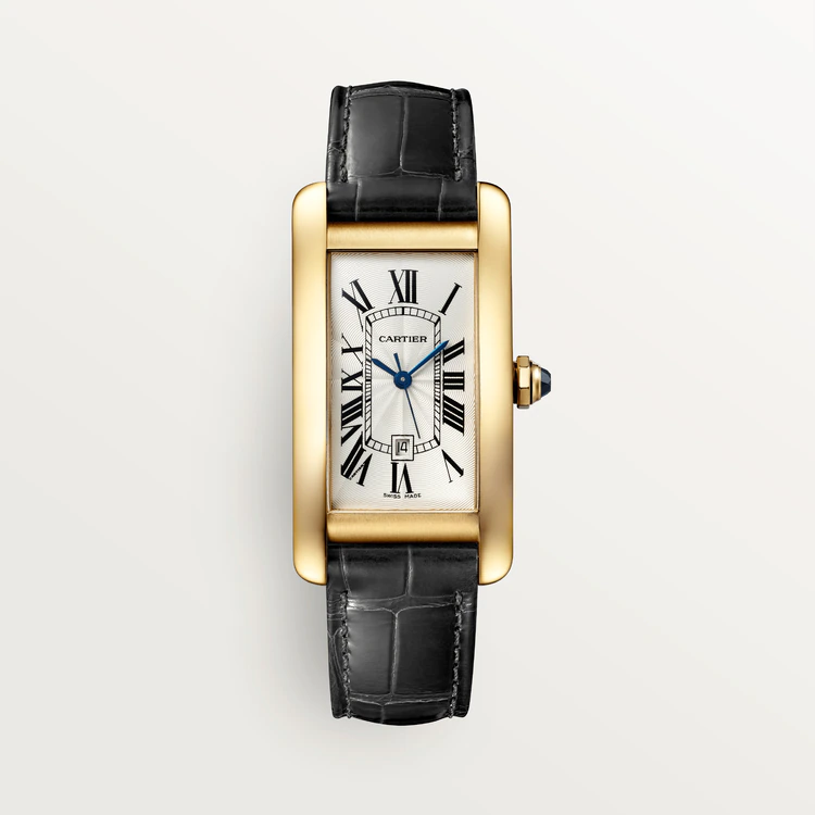 CARTIER Tank Yellow Gold Mens Watch, WGTA0040