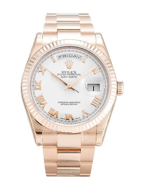 ROLEX Day-Date White Dial 118235