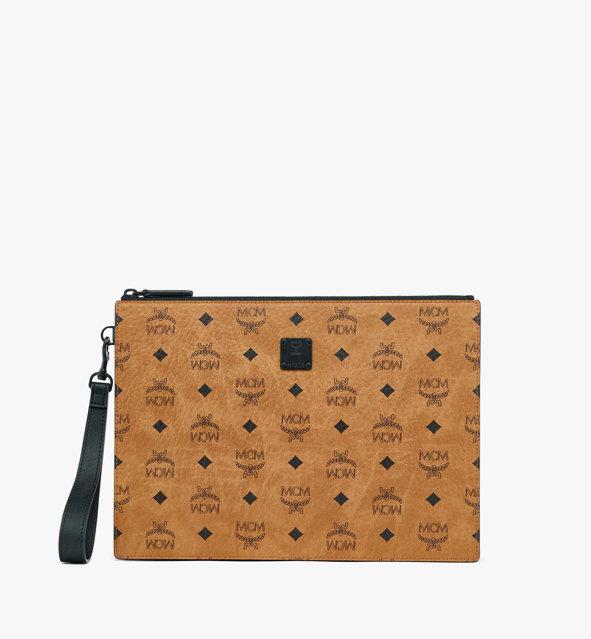 AREN WRISTLET ZIP POUCH IN VISETOS