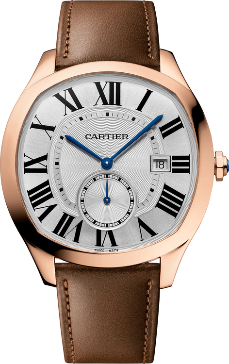 CARTIER Drive 18K Rose Gold Mens Watch, WGNM0022