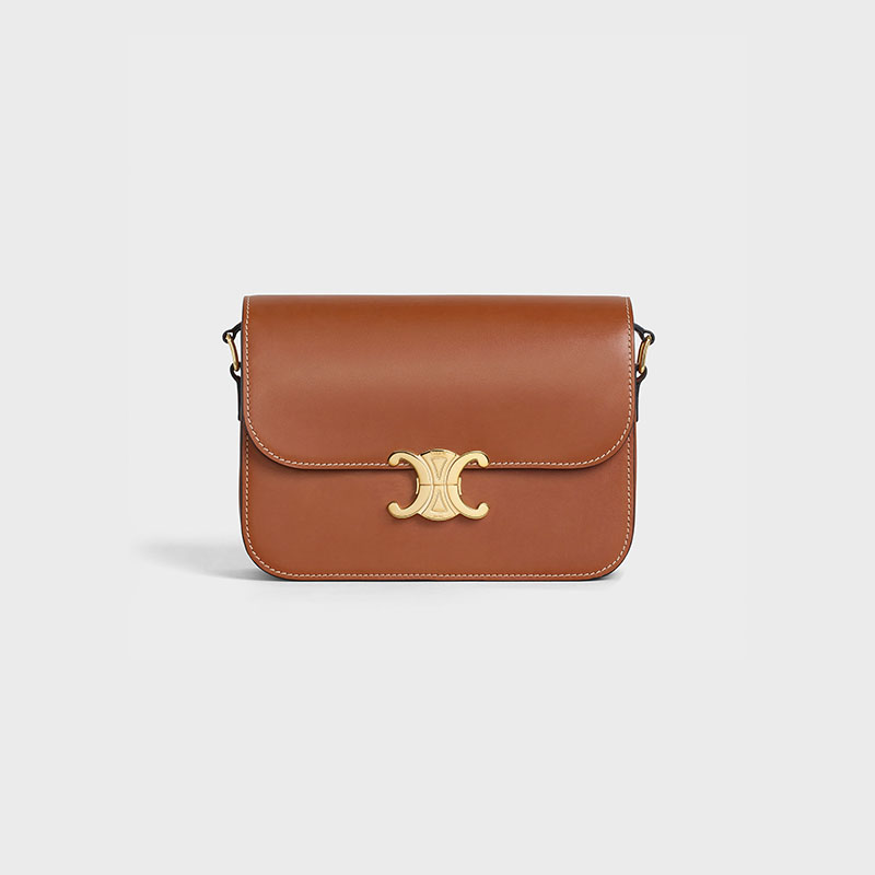 CLASSIQUE TRIOMPHE BAG IN NATURAL CALFSKIN