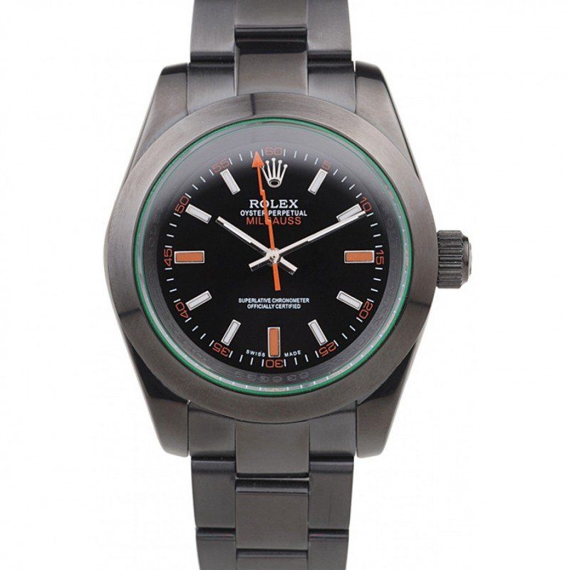 ROLEX Milgauss Pro-Hunter Tinted Green Saphire Black Dial PRL05090290