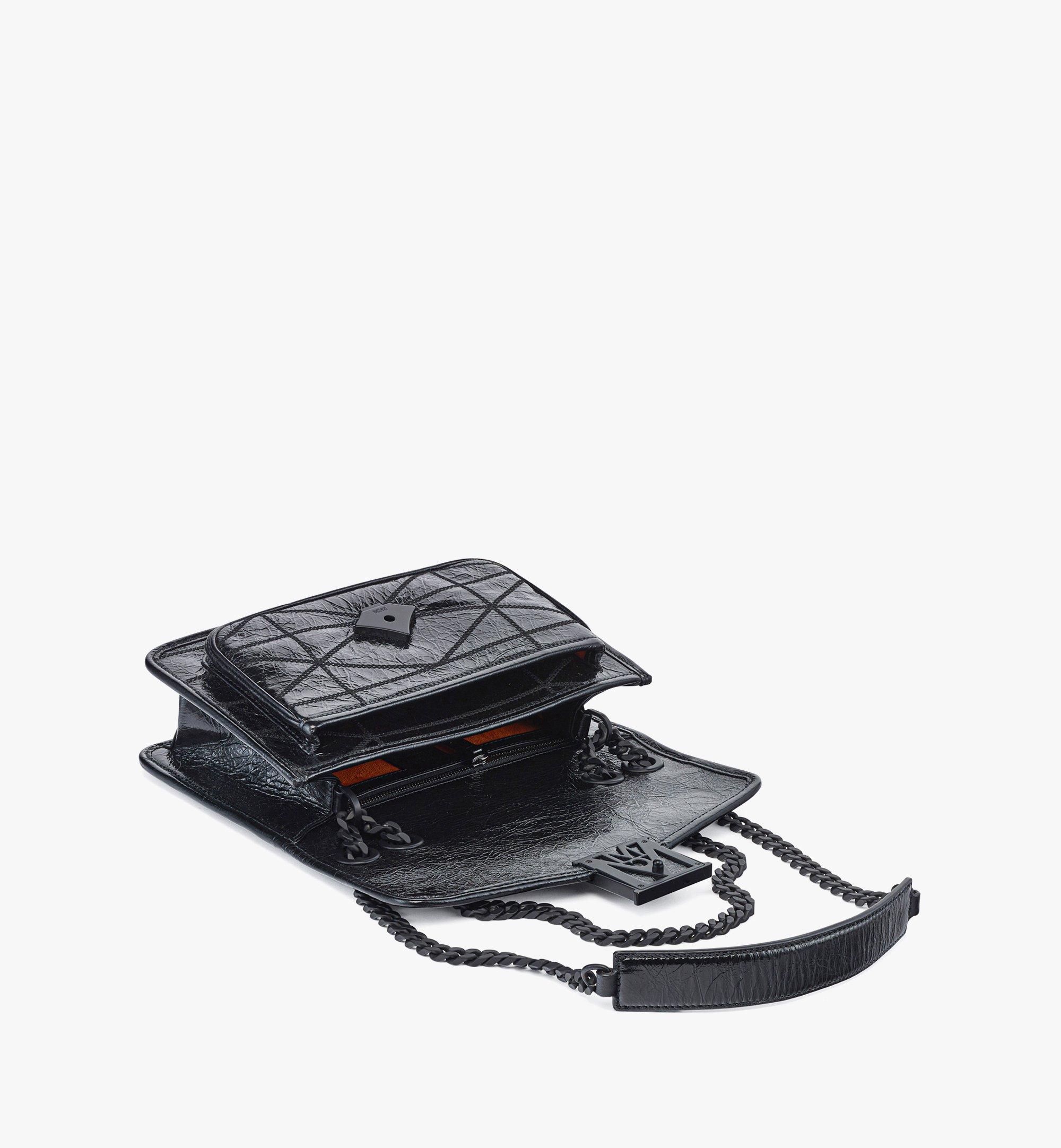 TRAVIA QUILTED SHOULDER BAG IN CRUSHED LEATHER