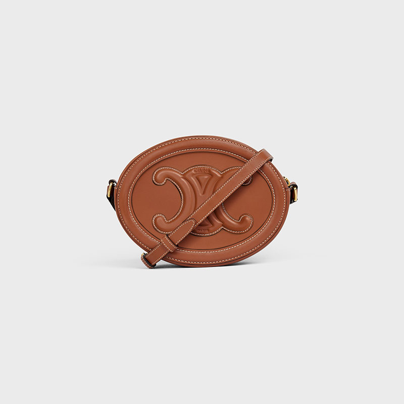 OVAL BAG CUIR TRIOMPHE IN SMOOTH CALFSKIN