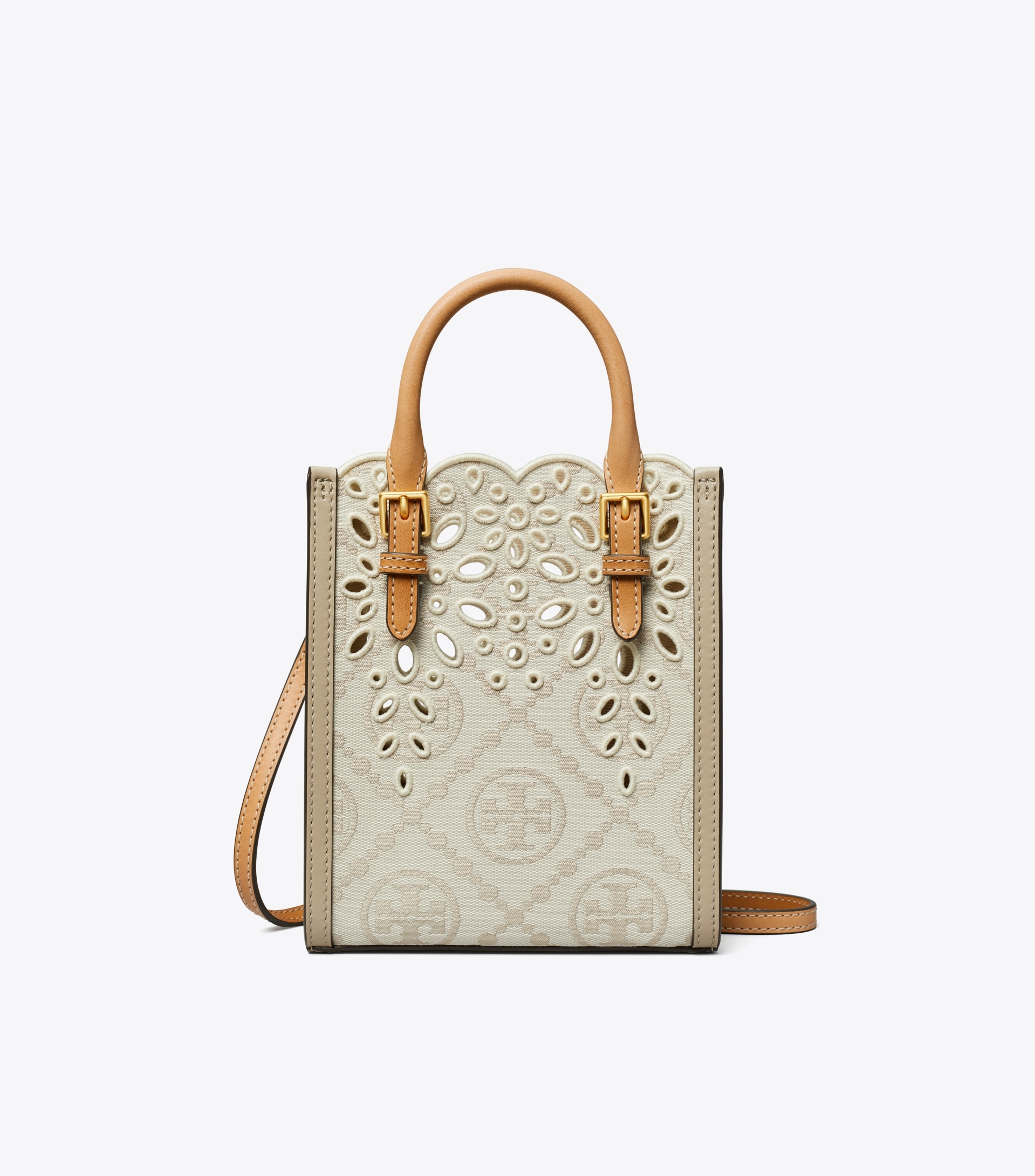 MINI T MONOGRAM EYELET TOTE