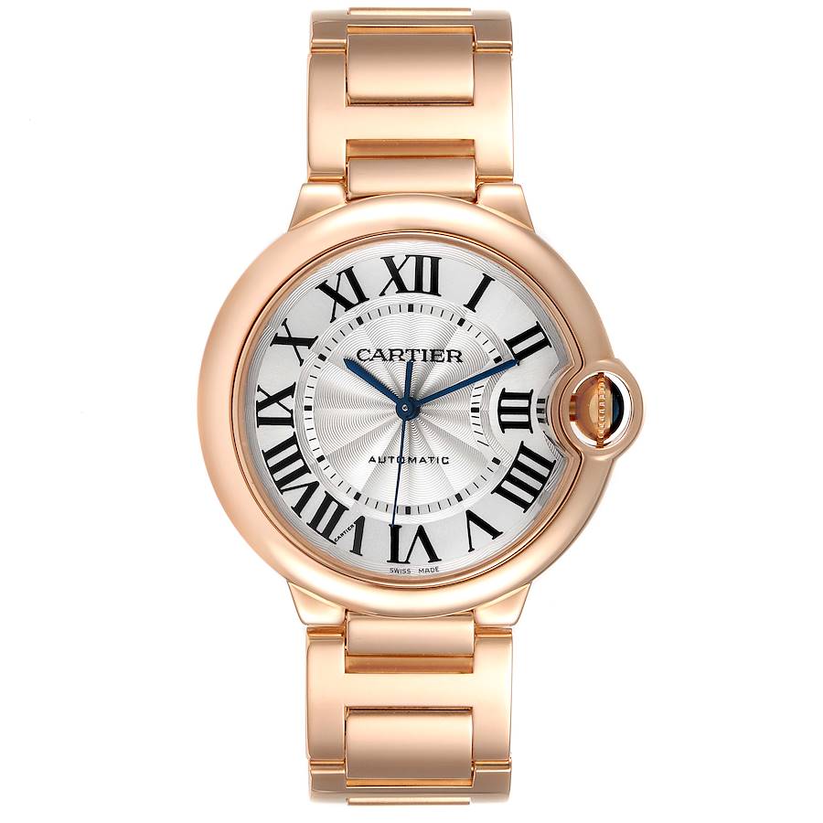 CARTIER Ballon Bleu 36mm 18K Rose Gold  Mens Watch, WGBB0043