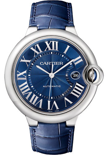 CARTIER Ballon Bleu 42mm Stainless steel Mens Watch, WSBB0027