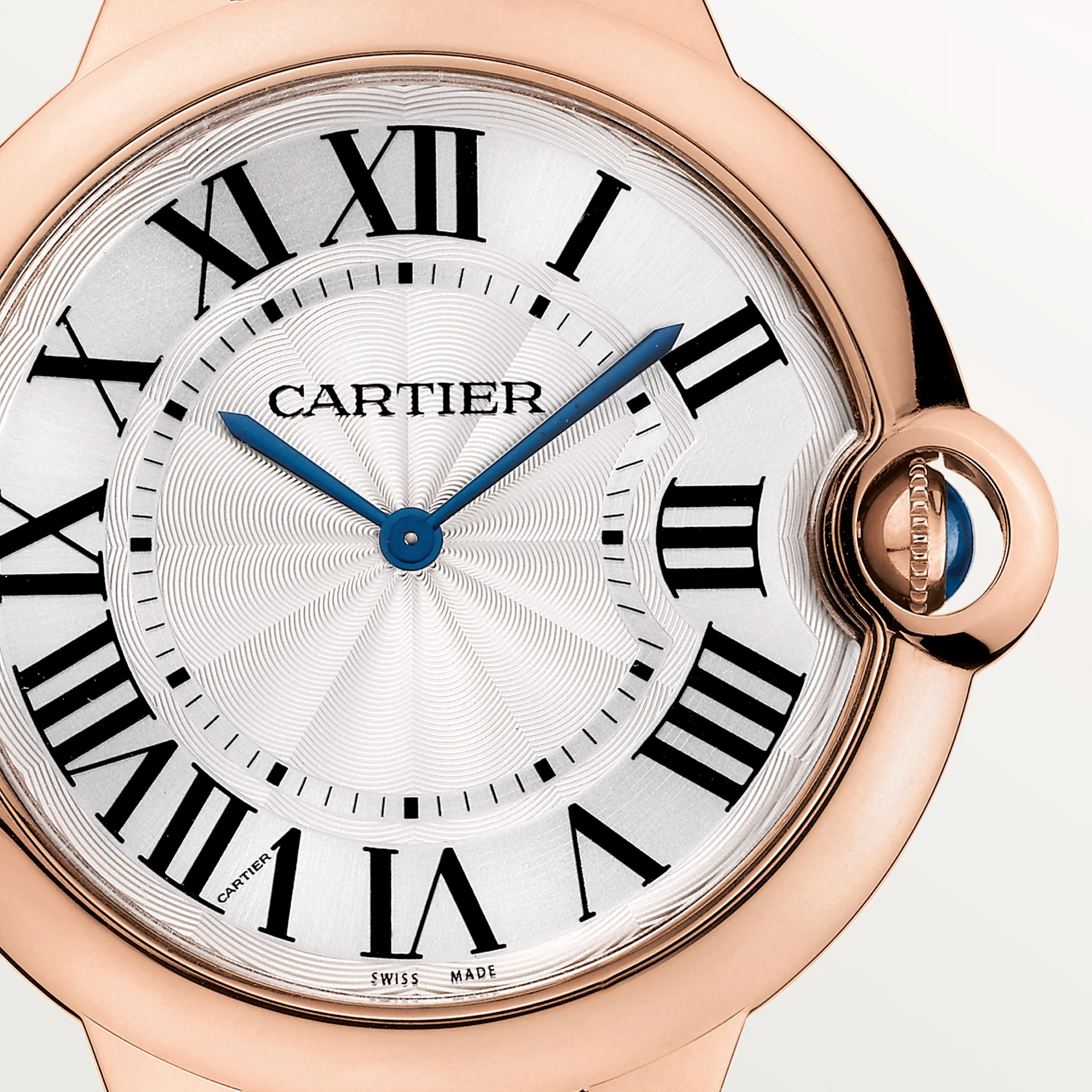 CARTIER Ballon Bleu 18K Rose Gold Mens Watch, W6920083