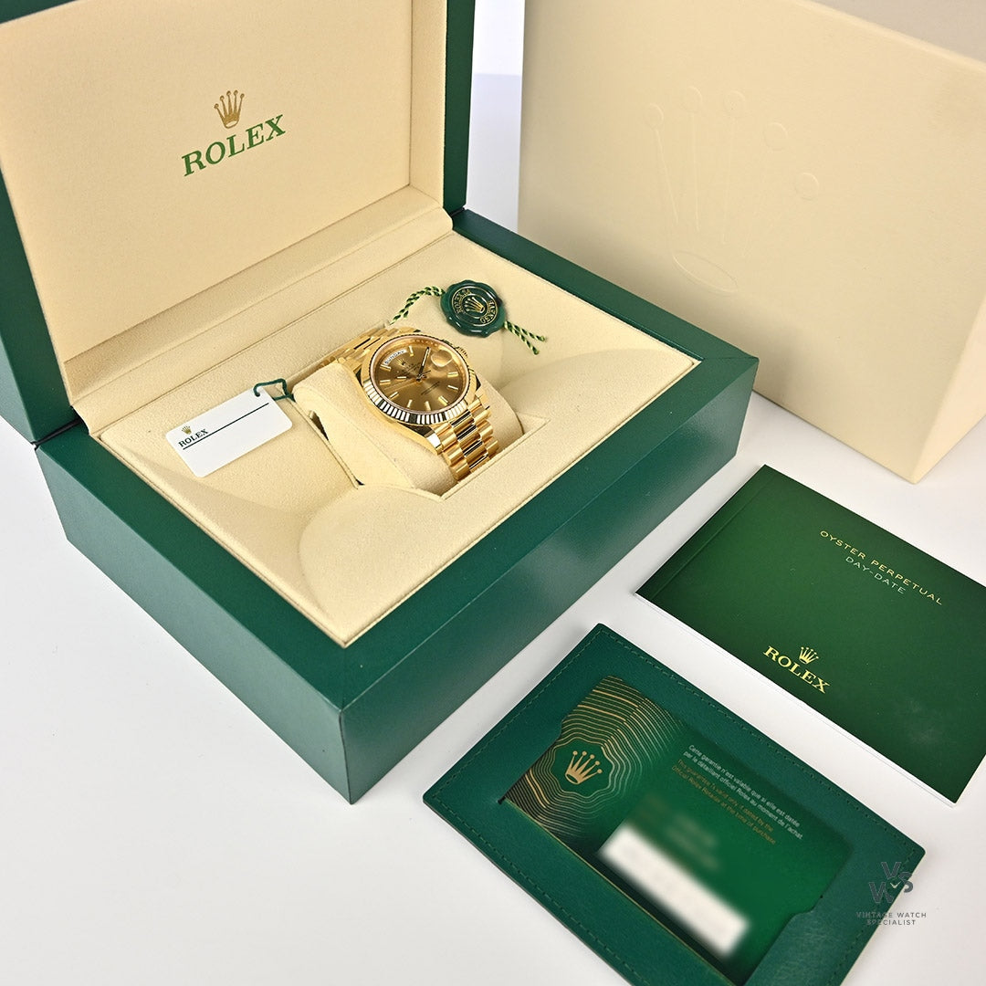 ROLEX 228238 DAY-DATE 40 YELLOW GOLD