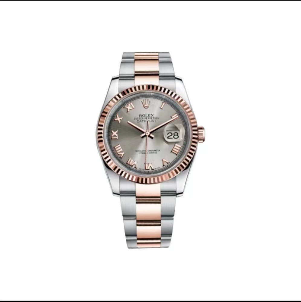ROLEX Datejust 36  Rose  Gold  Watch 116231-0069
