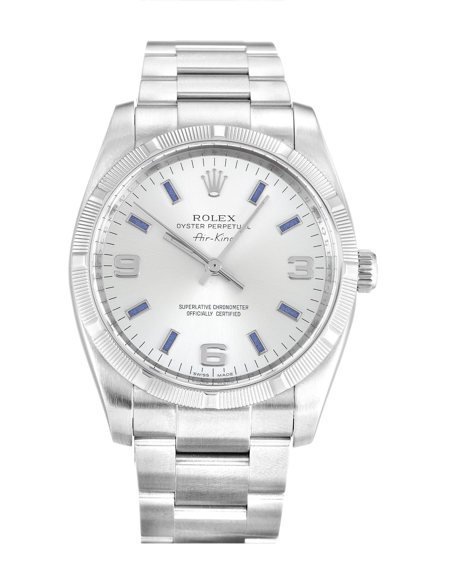 ROLEX Air-King Silver 114210