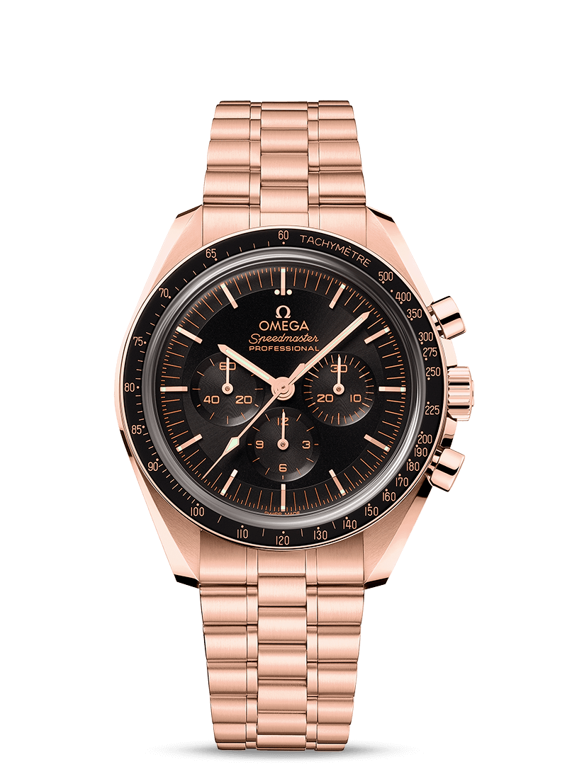 Speedmaster Moonwatch Co-Axial Master Chronometer 42 MM Sedna gold 310.30.42.50.01.001