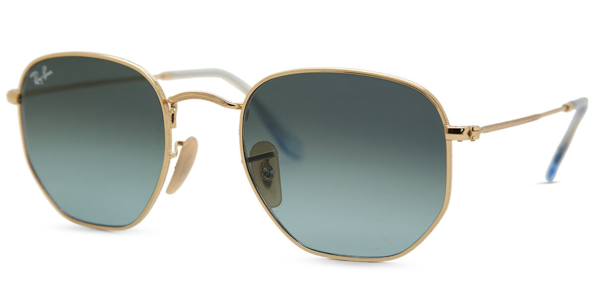Ray-Ban RB3548N Hexagonal Metal Flat Lenses 91233M
