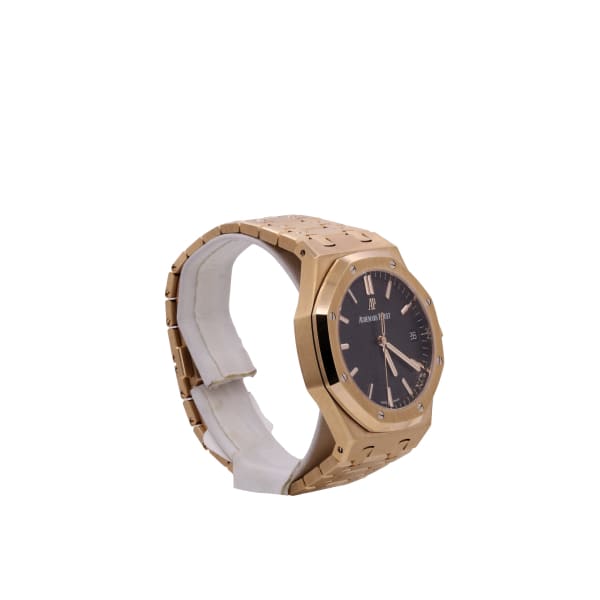 AUDEMARS PIGUET Royal Oak Selfwinding, 41mm, 18k Rose Gold, Black Dial, 15500OR.OO.1220OR.01