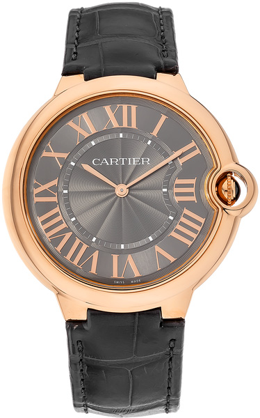 CARTIER Ballon Bleu 18K Rose Gold Mens Watch, W6920089