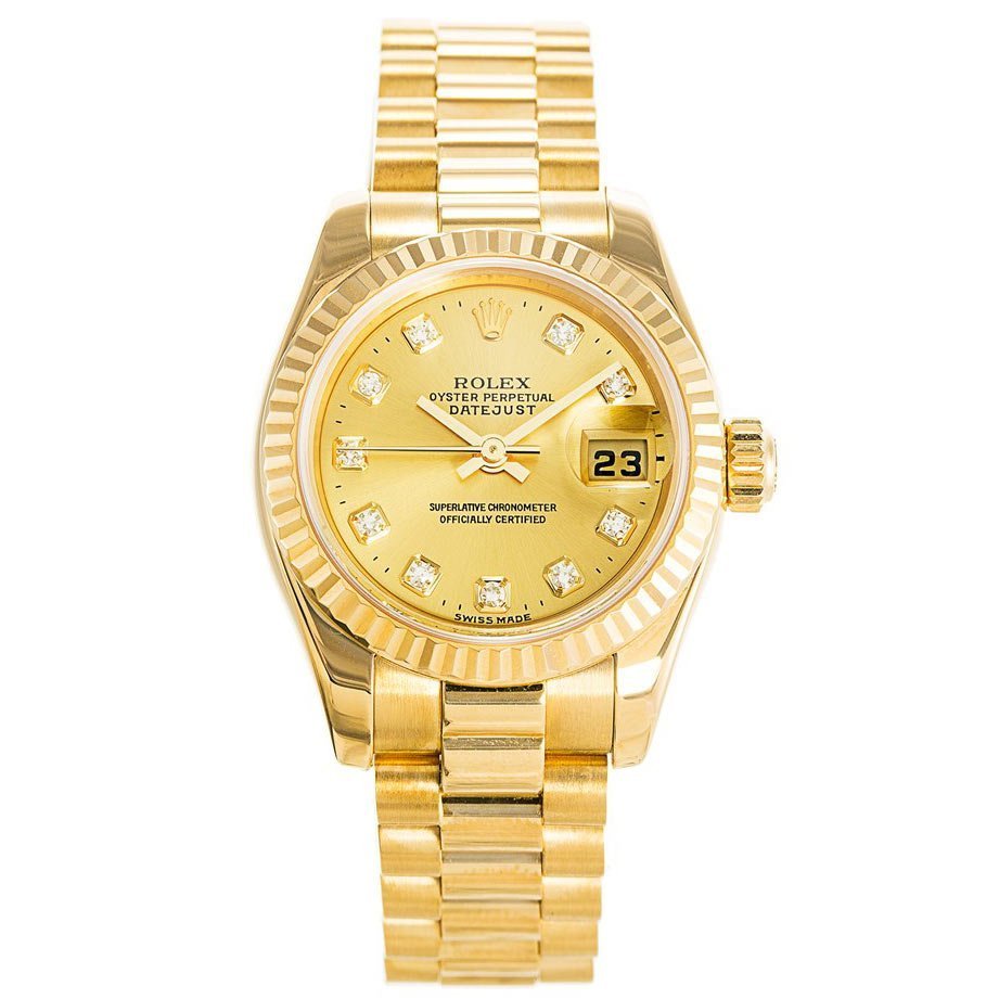 ROLEX Datejust Gold Ladies 179178