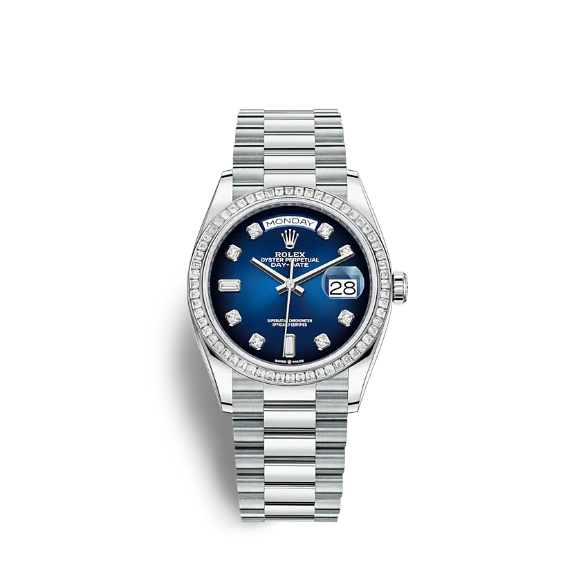 ROLEX Day-Date 128396TBR 36mm Blue