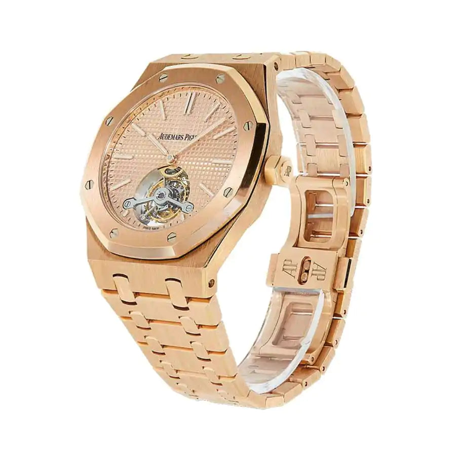 AUDEMARS PIGUET Royal Oak Selfwinding Rose Gold Tourbillon 41MM Watch