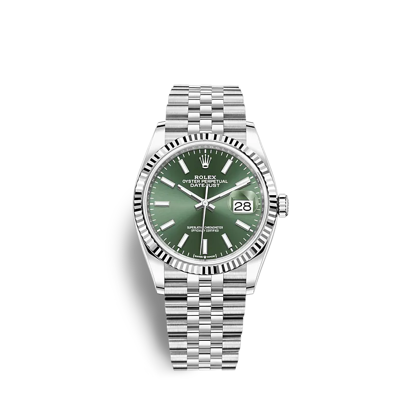 ROLEX Datejust 126234 36mm Mint green