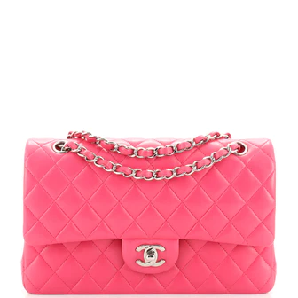 Chanel Classic Double Flap Bag Quilted Lambskin Medium