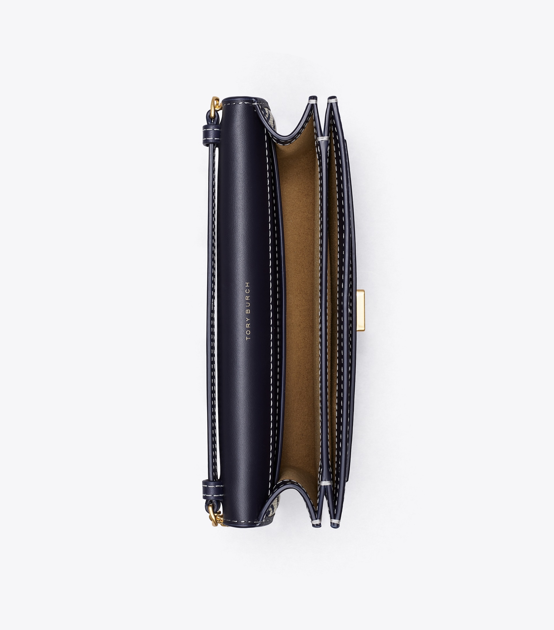 T MONOGRAM JACQUARD WALLET CROSSBODY