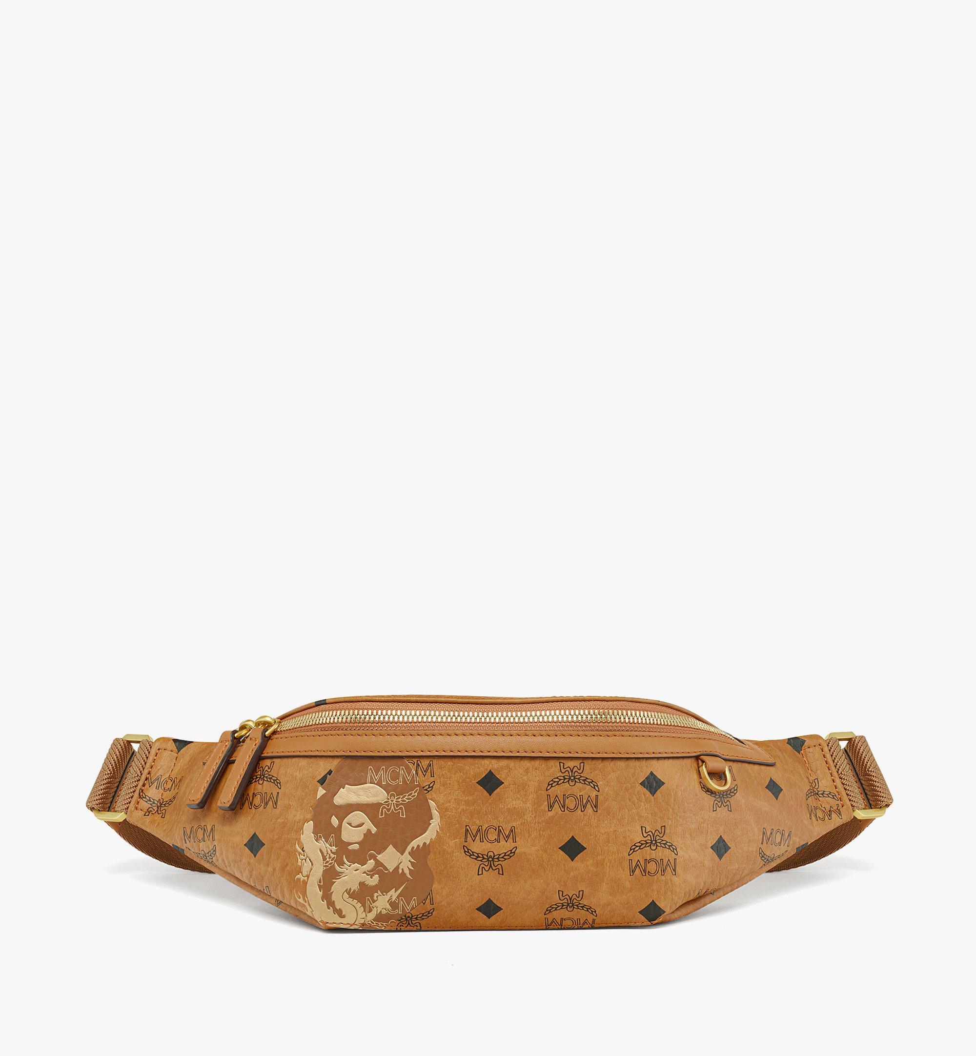 MCM X BAPE FURSTEN BELT BAG IN VISETOS