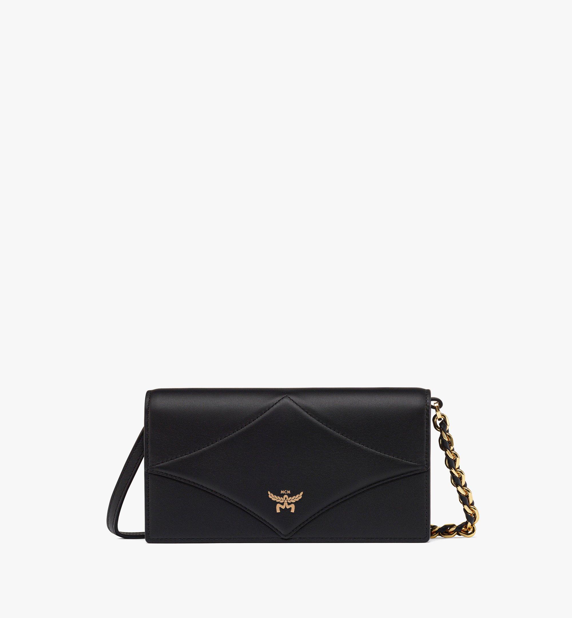 DIAMOND CHAIN WALLET IN SPANISH CALF LEATHER