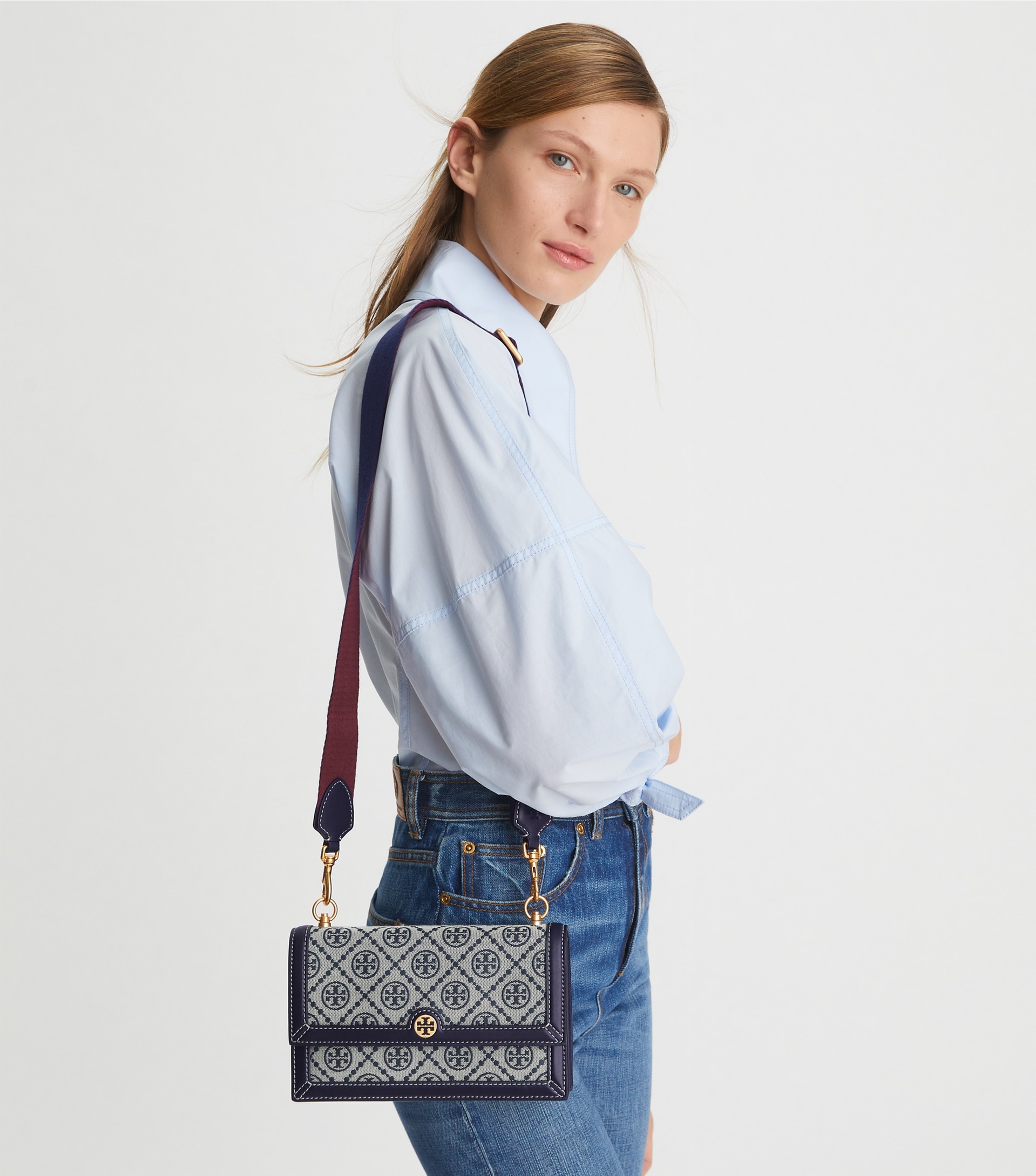 MINI T MONOGRAM SHOULDER BAG