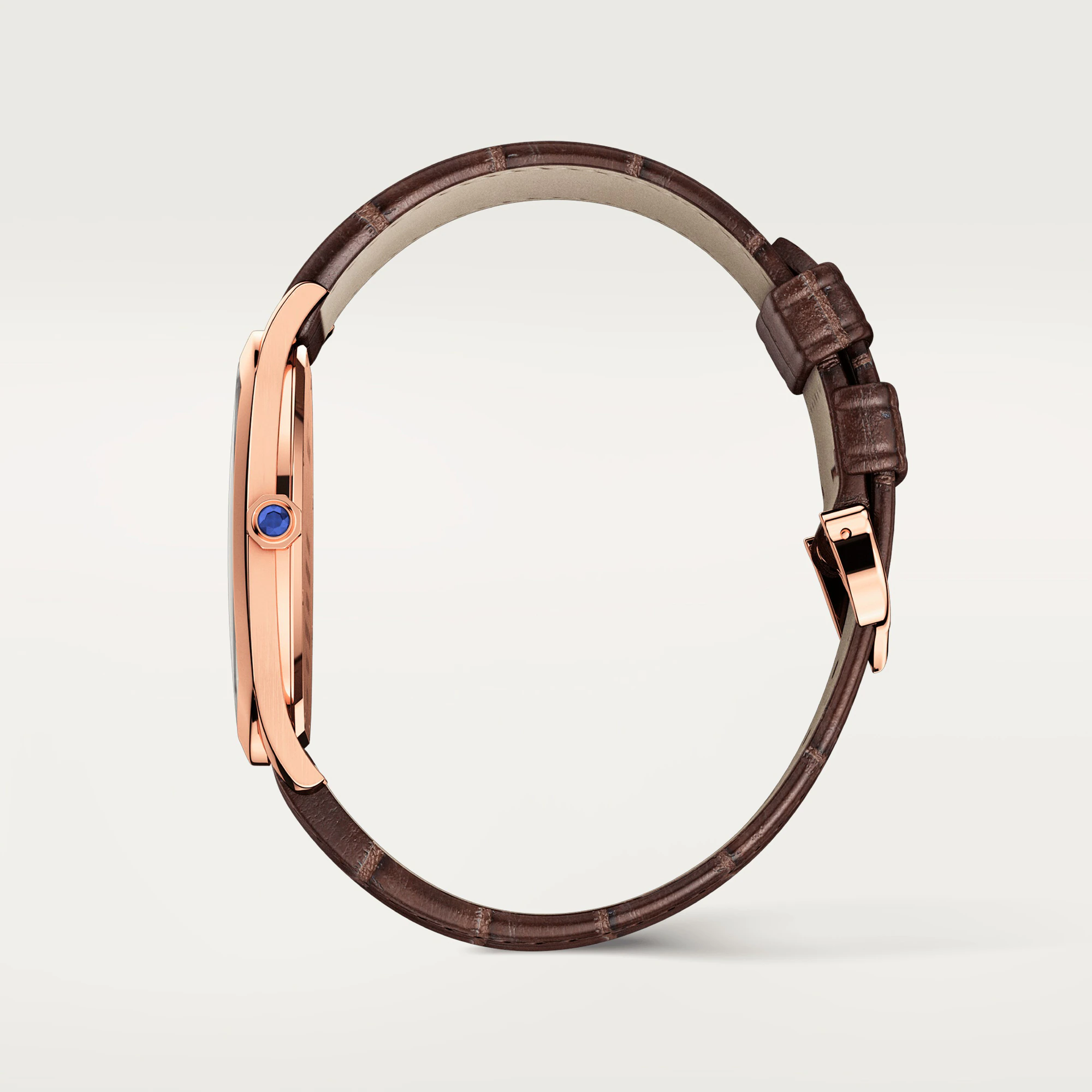 CARTIER Drive 18K Rose Gold Mens Watch, WGNM0016