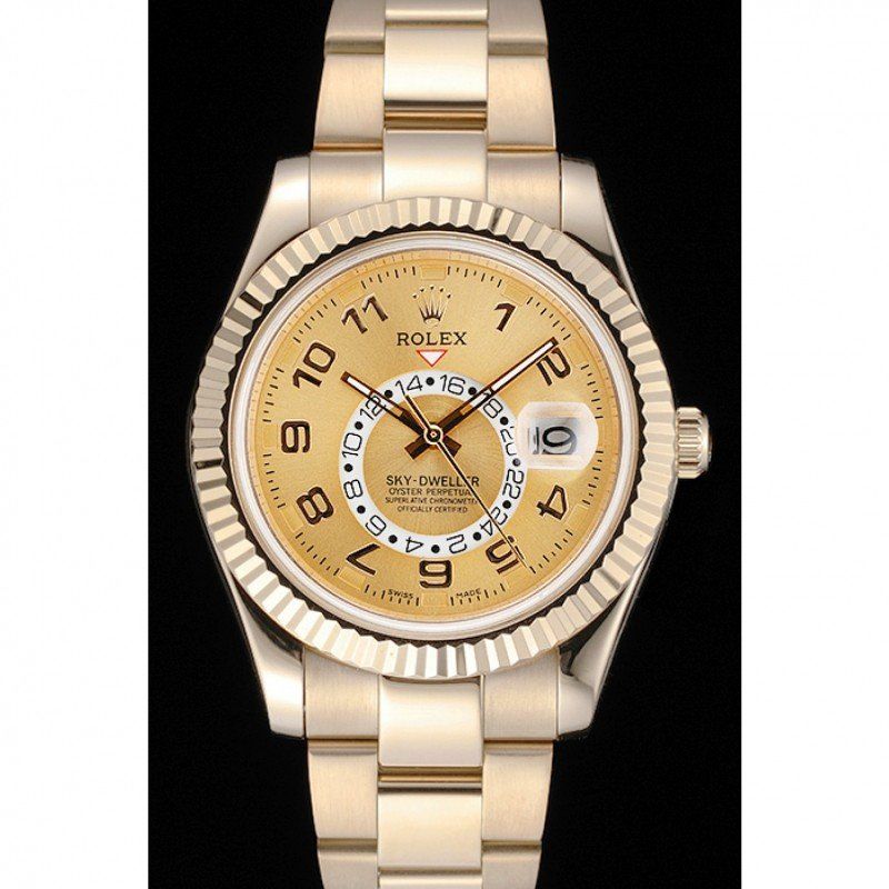 ROLEX Sky Dweller Oyster Perpetual Special Edition 2012 Yellow Gold 80243