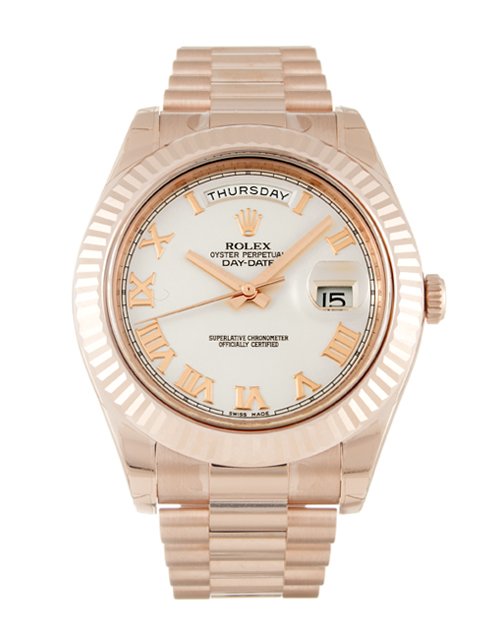 ROLEX Day-Date II Ivory Dial 218235