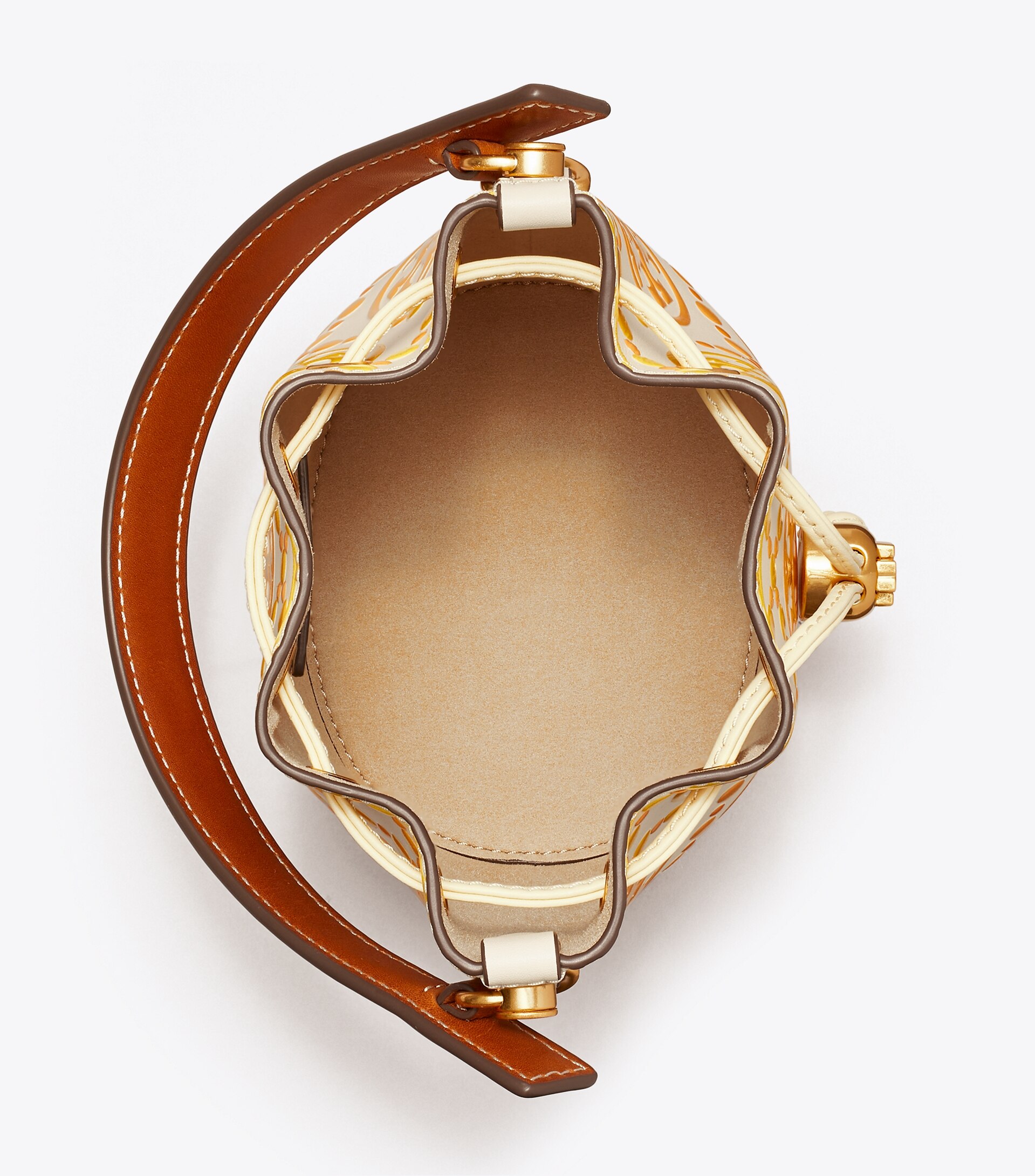 T MONOGRAM DEGRADé MINI BUCKET BAG