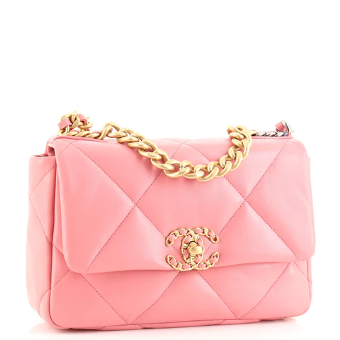 Chanel 19 Flap Bag Quilted Lambskin Medium