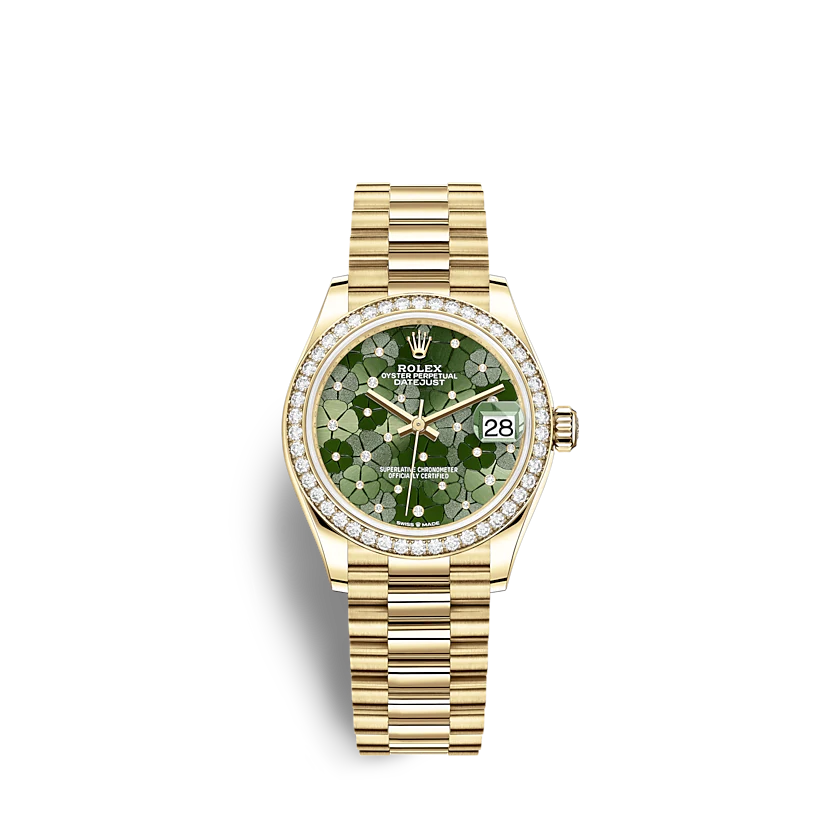 ROLEX Datejust 278288RBR 31mm Olive green