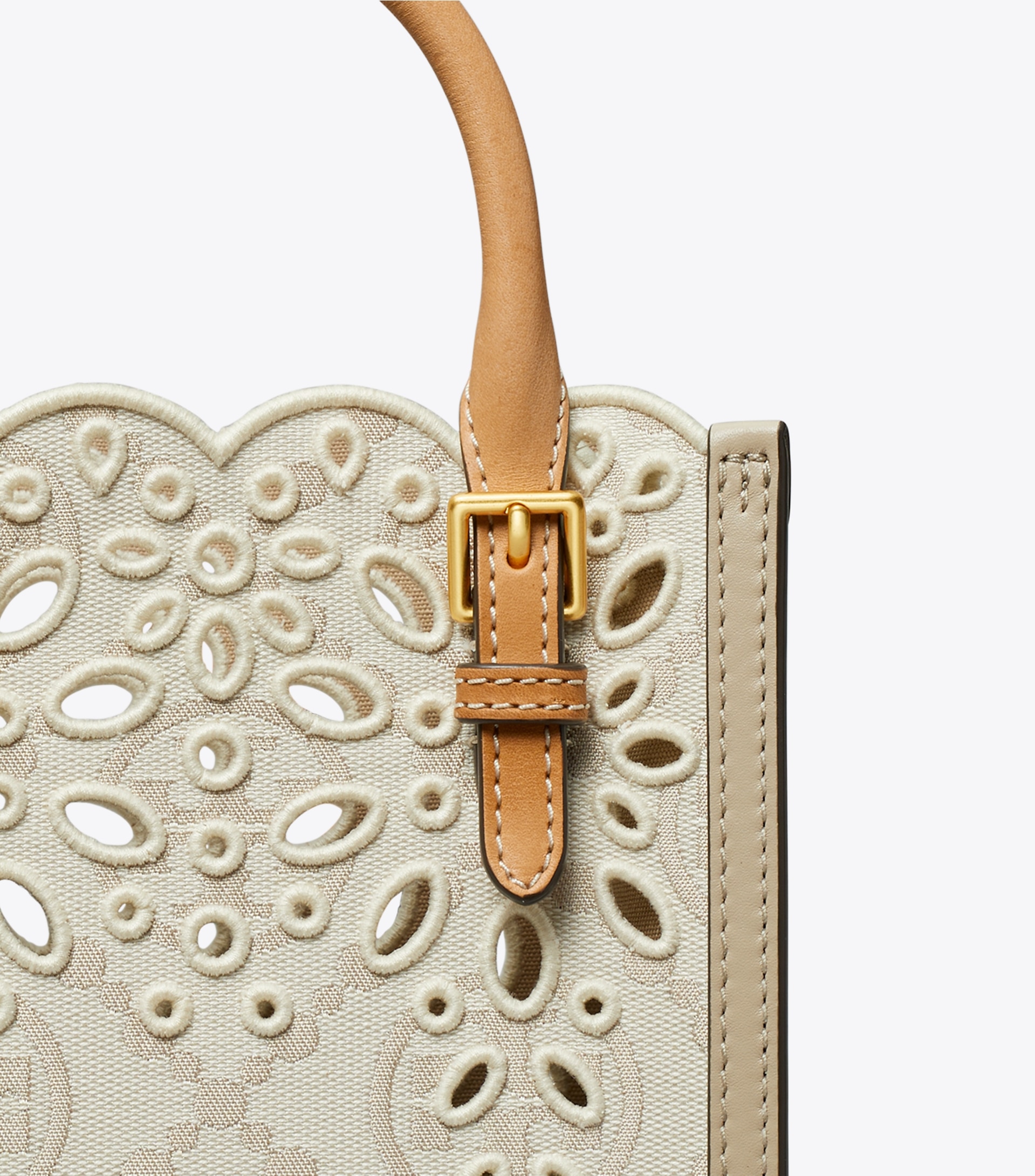 MINI T MONOGRAM EYELET TOTE