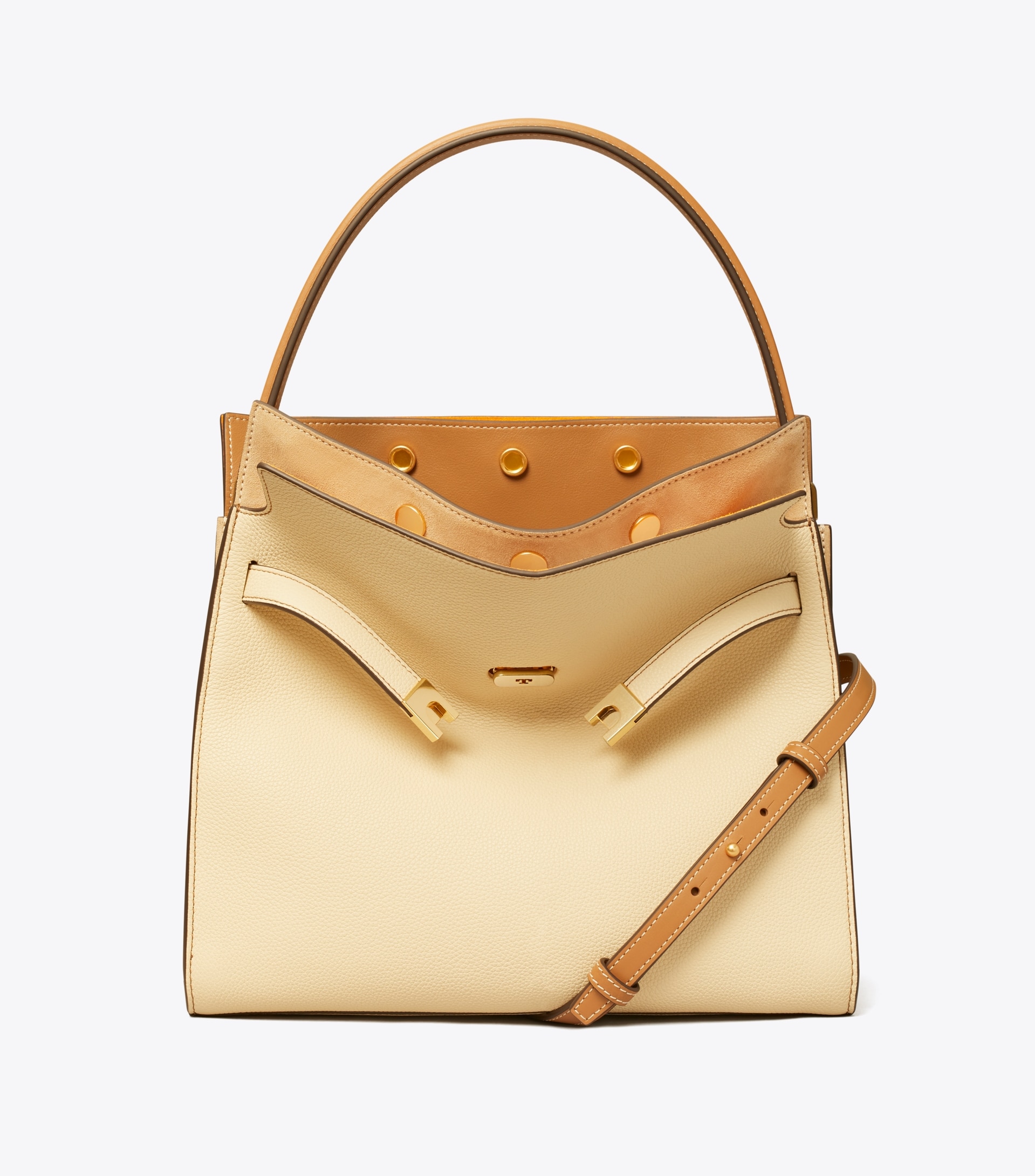 LEE RADZIWILL PEBBLED DOUBLE BAG