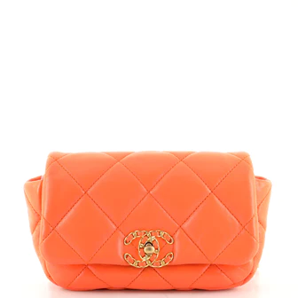 Chanel 19 Belt Bag Quilted Leather