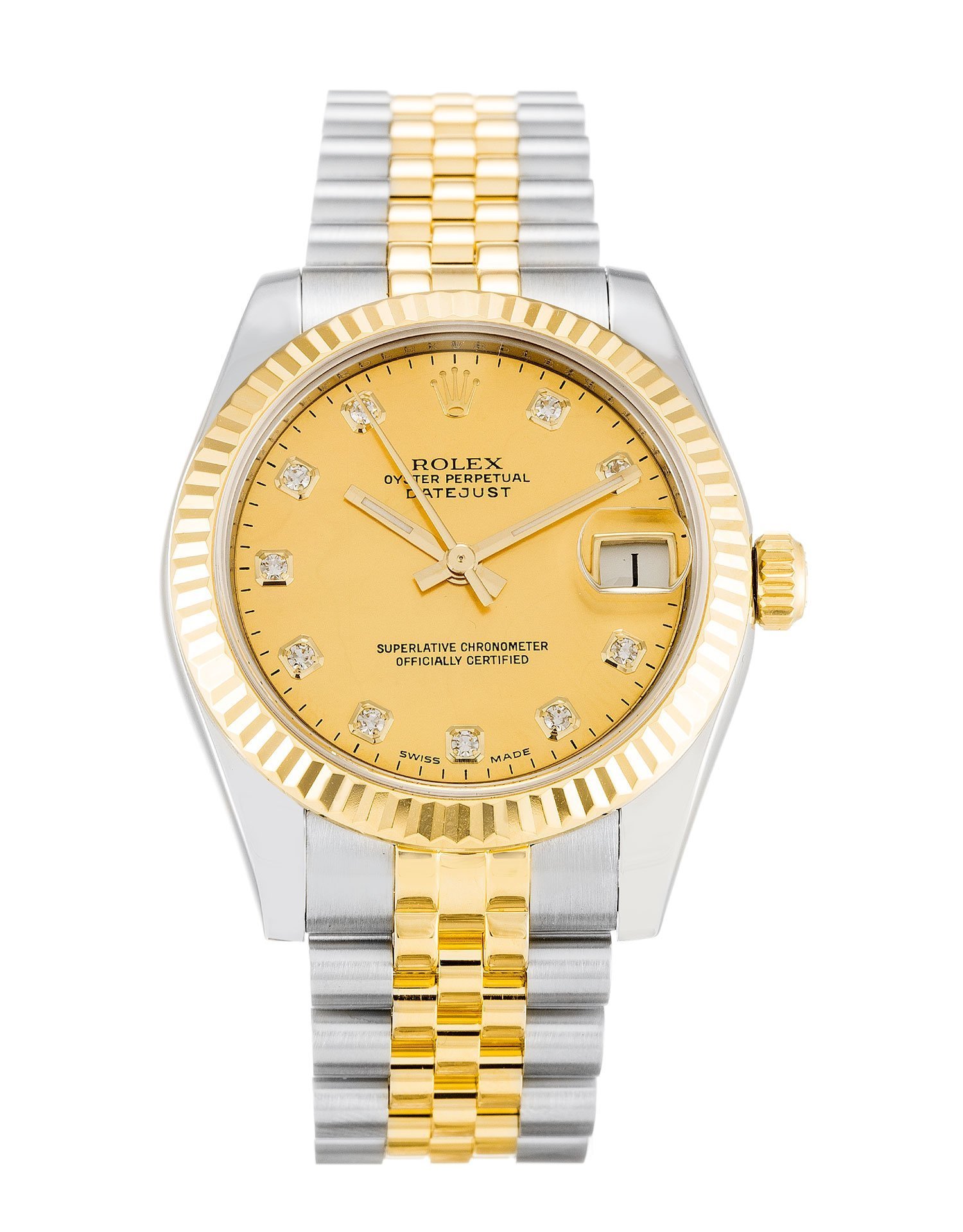ROLEX Datejust Lady Champagne Diamond Dial 178273