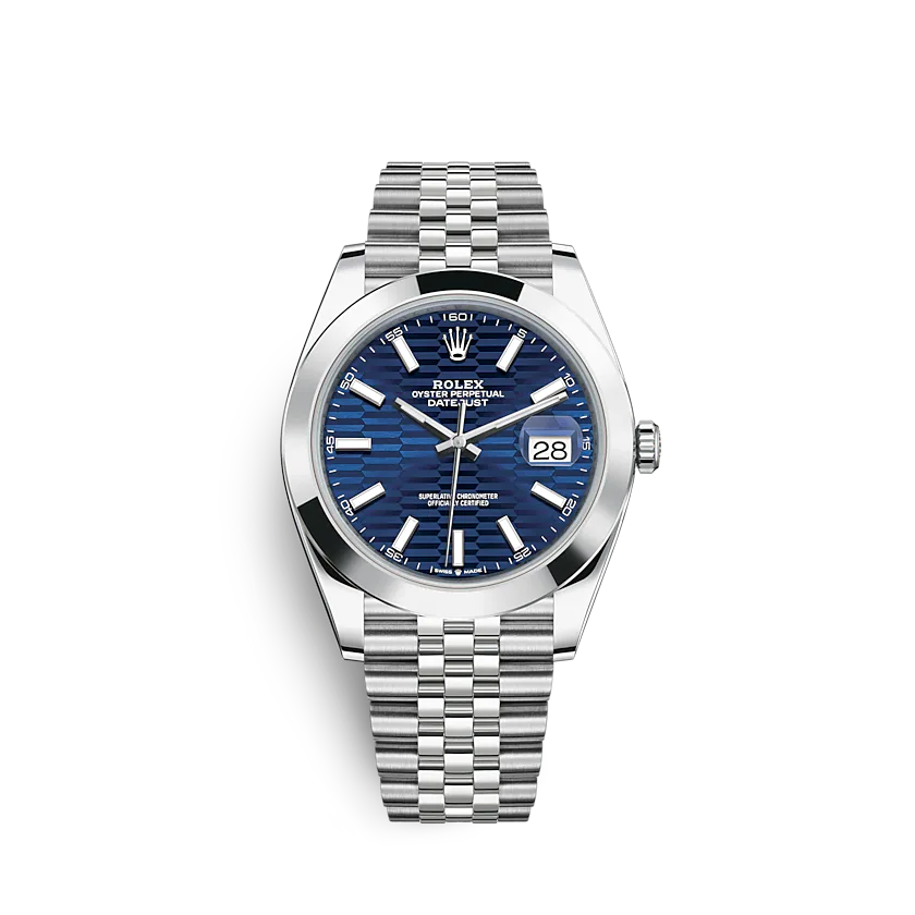 ROLEX Datejust 126300 41mm Bright blue (Jubilee)