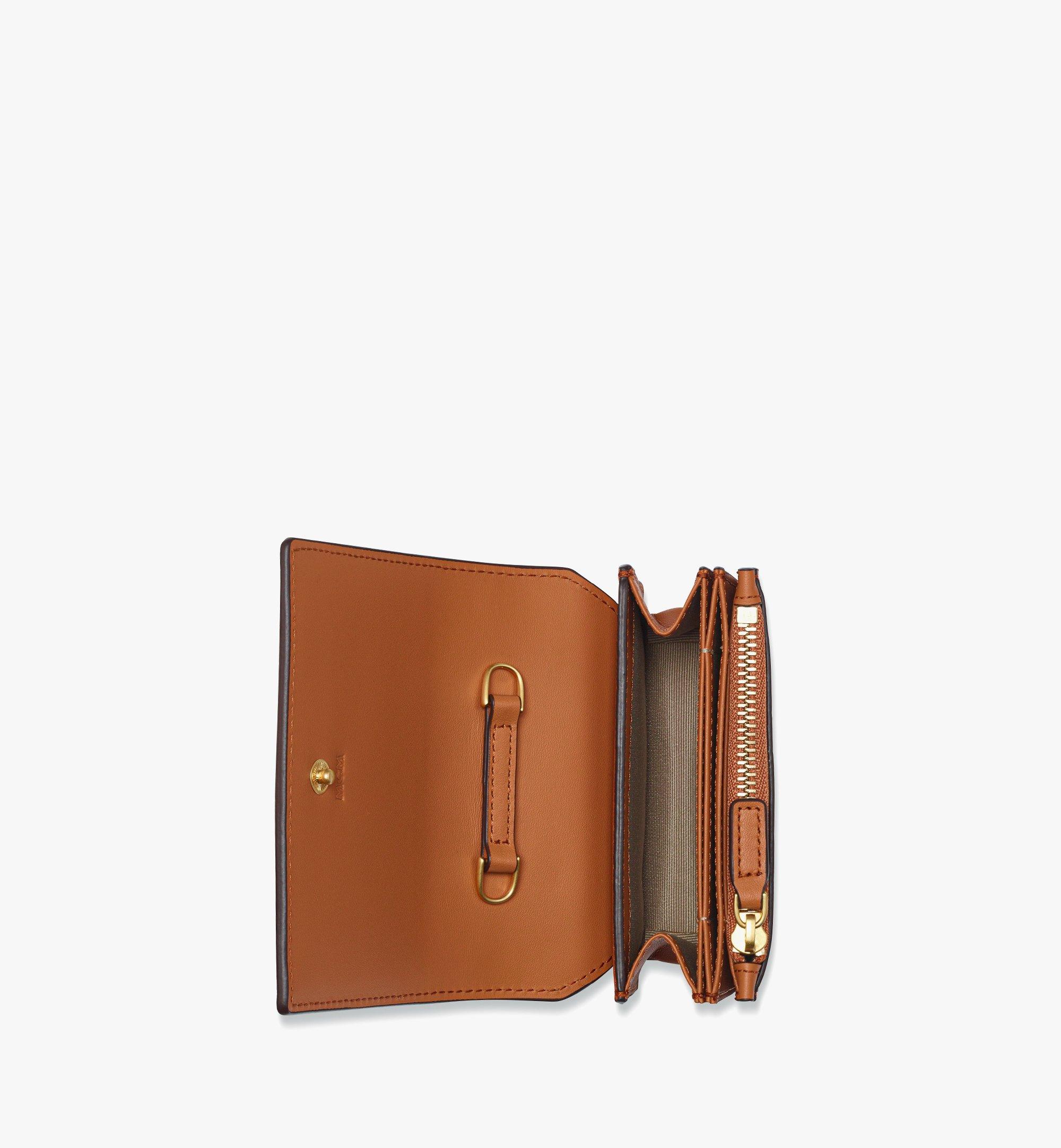 HIMMEL CROSSBODY WALLET IN EMBOSSED LOGO LEATHER