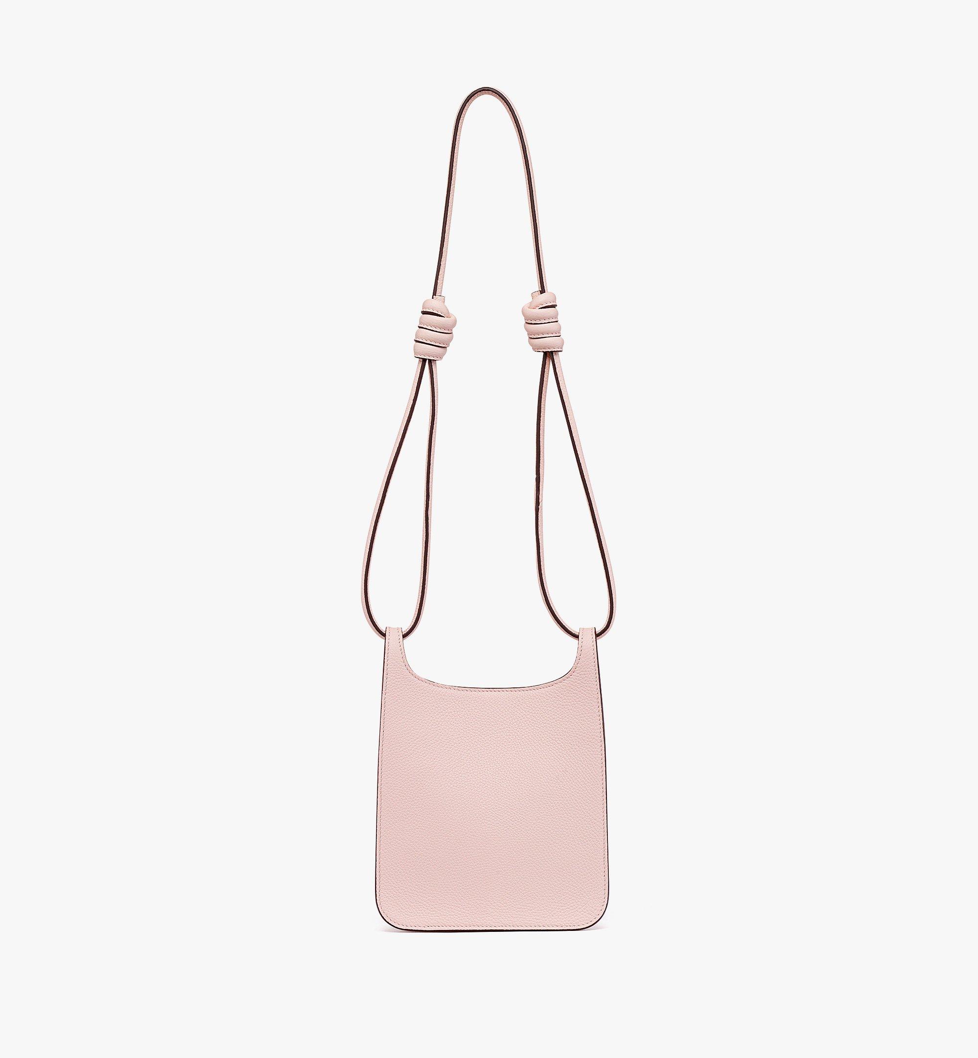 HIMMEL HOBO IN EMBOSSED LOGO LEATHER