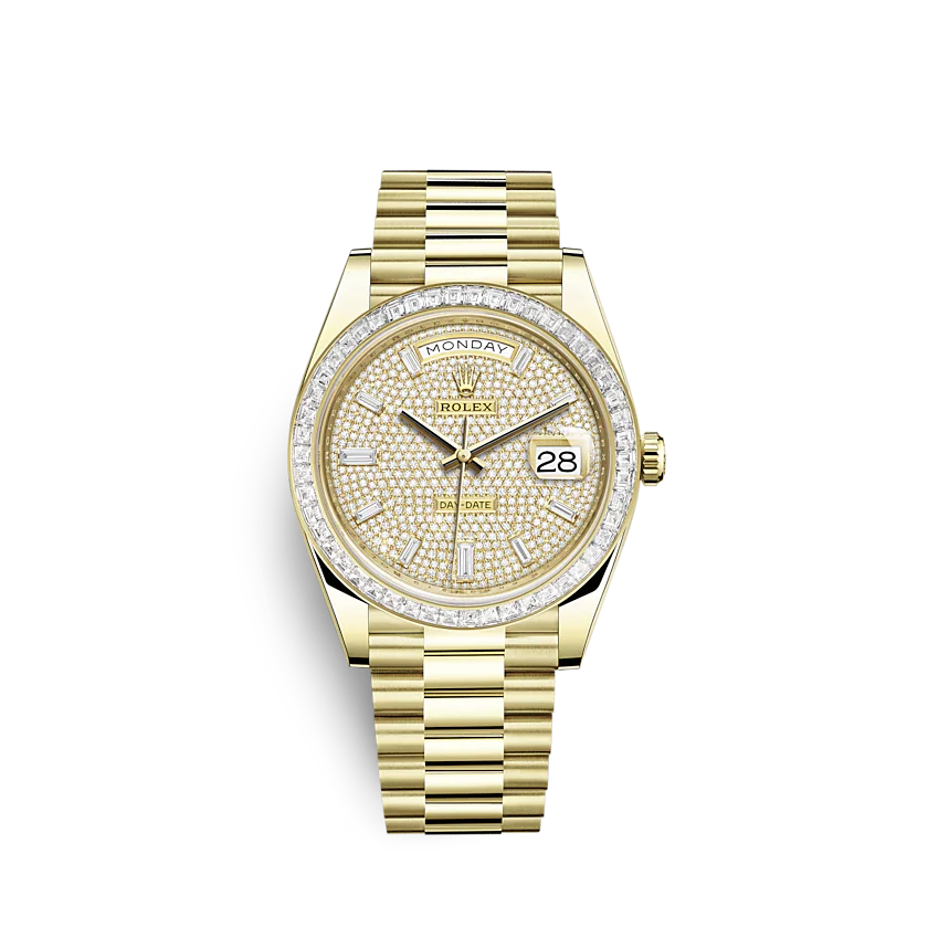 ROLEX Day-Date 228398TBR 40mm Diamond-paved