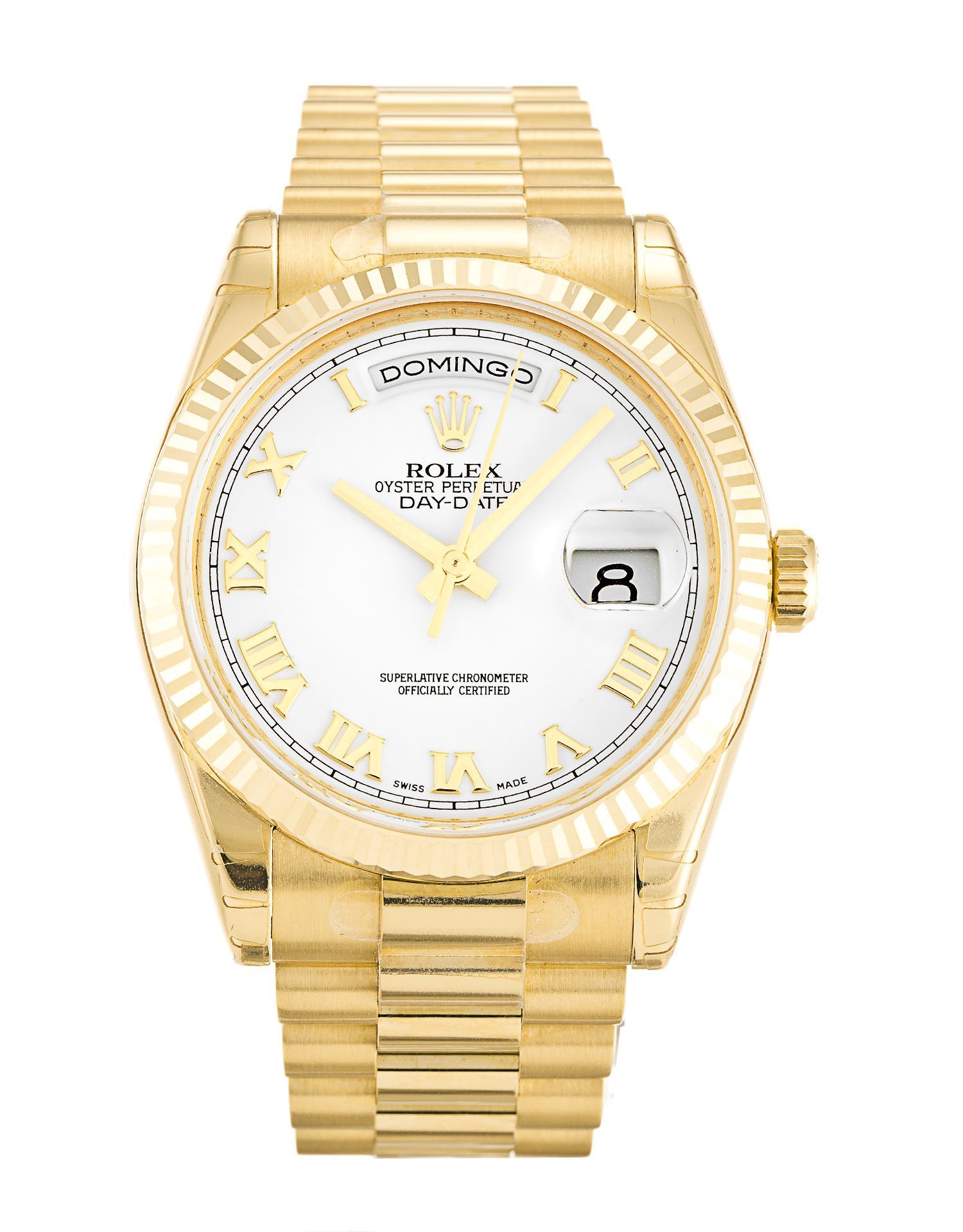 ROLEX Day-Date White Dial 118238