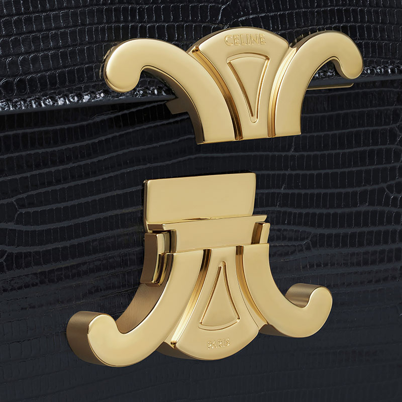 CLASSIQUE TRIOMPHE BAG IN LIZARD